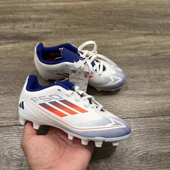 Adidas F50 Club Flexible Ground Soccer Kids Cleats IF1382 Size 11.5 NWT